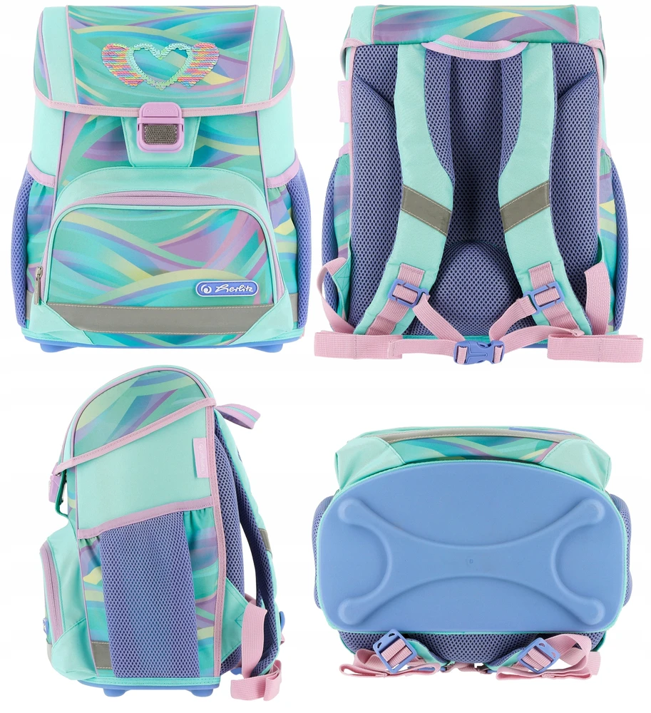 Kuprinė su priedais HERLITZ Loop Plus Minty Love
