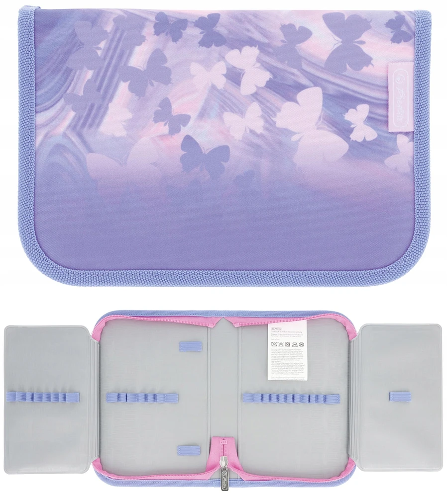 Kuprinė su priedais Herlitz UltraLight Plus Butterfly Paradise