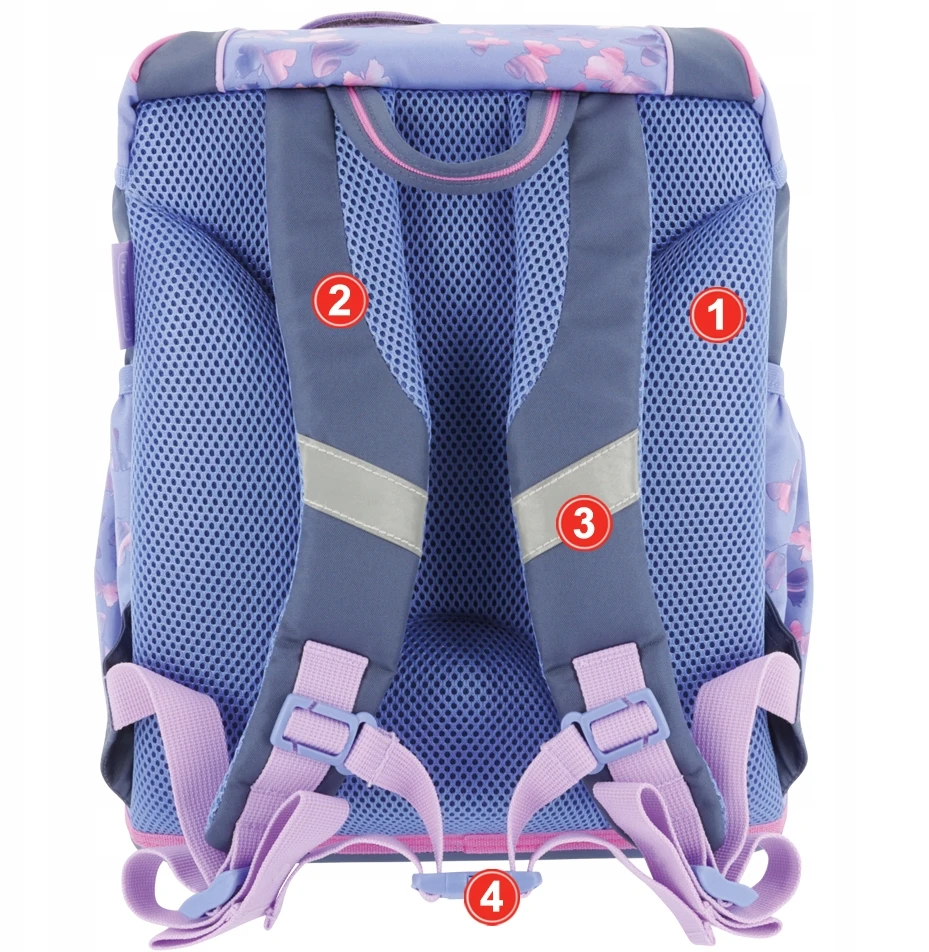 Kuprinė su priedais Herlitz UltraLight Plus Butterfly Paradise