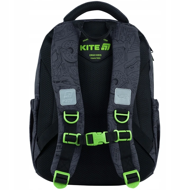 Mokyklinė kuprinė „Kite HW26-773M“. juodos spalvos.. 28,5x13,5x39 cm