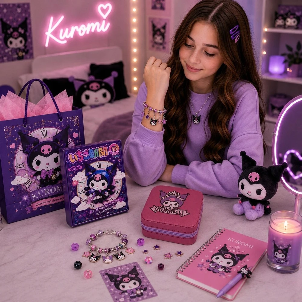 KUROMI CHARMS „pasidaryk pats“ apyrankių GAMYBOS RINKINYS