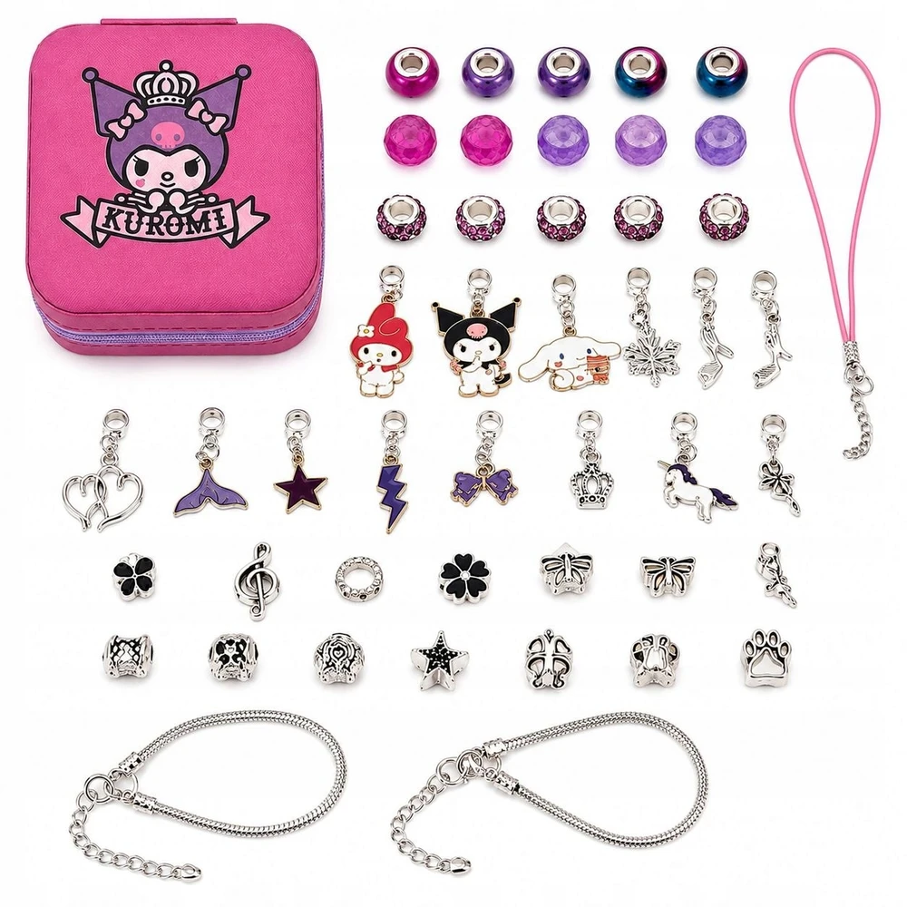 KUROMI CHARMS „pasidaryk pats“ apyrankių GAMYBOS RINKINYS