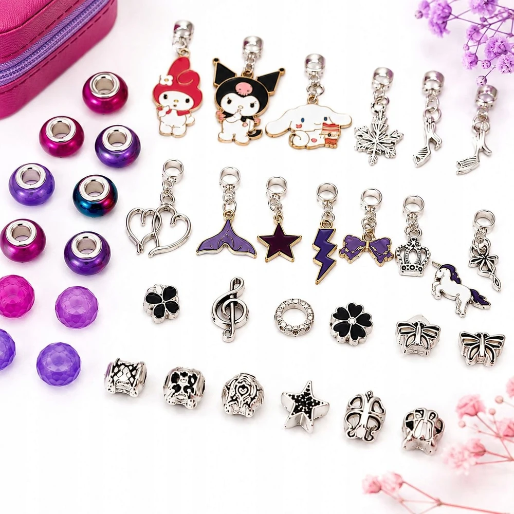 KUROMI CHARMS „pasidaryk pats“ apyrankių GAMYBOS RINKINYS