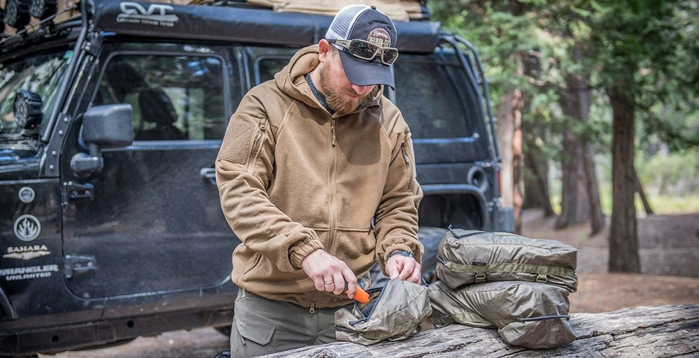 Kelioninis Pakavimo krepšių rinkinys Helikon-Tex Pakcell Set®, Olive Žalias
