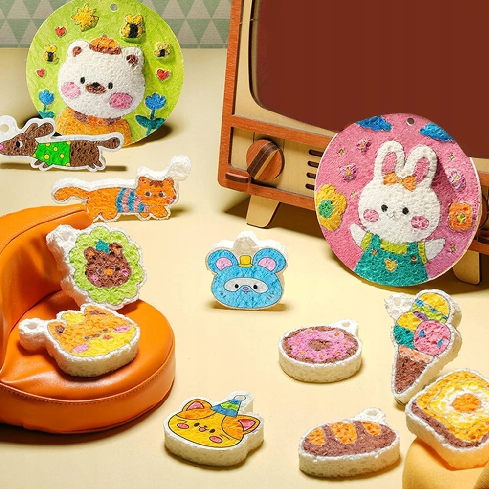 KŪRYBINGAS „Pasidaryk pats“ 3D MAGIC FLUFFY DAŽYMO RINKINYS SU KEMPINĖLIU