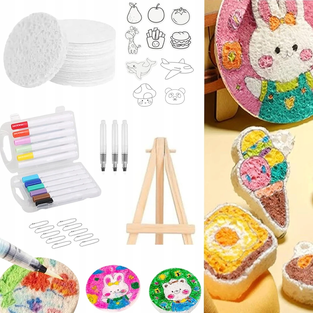 KŪRYBINGAS „Pasidaryk pats“ 3D MAGIC FLUFFY DAŽYMO RINKINYS SU KEMPINĖLIU