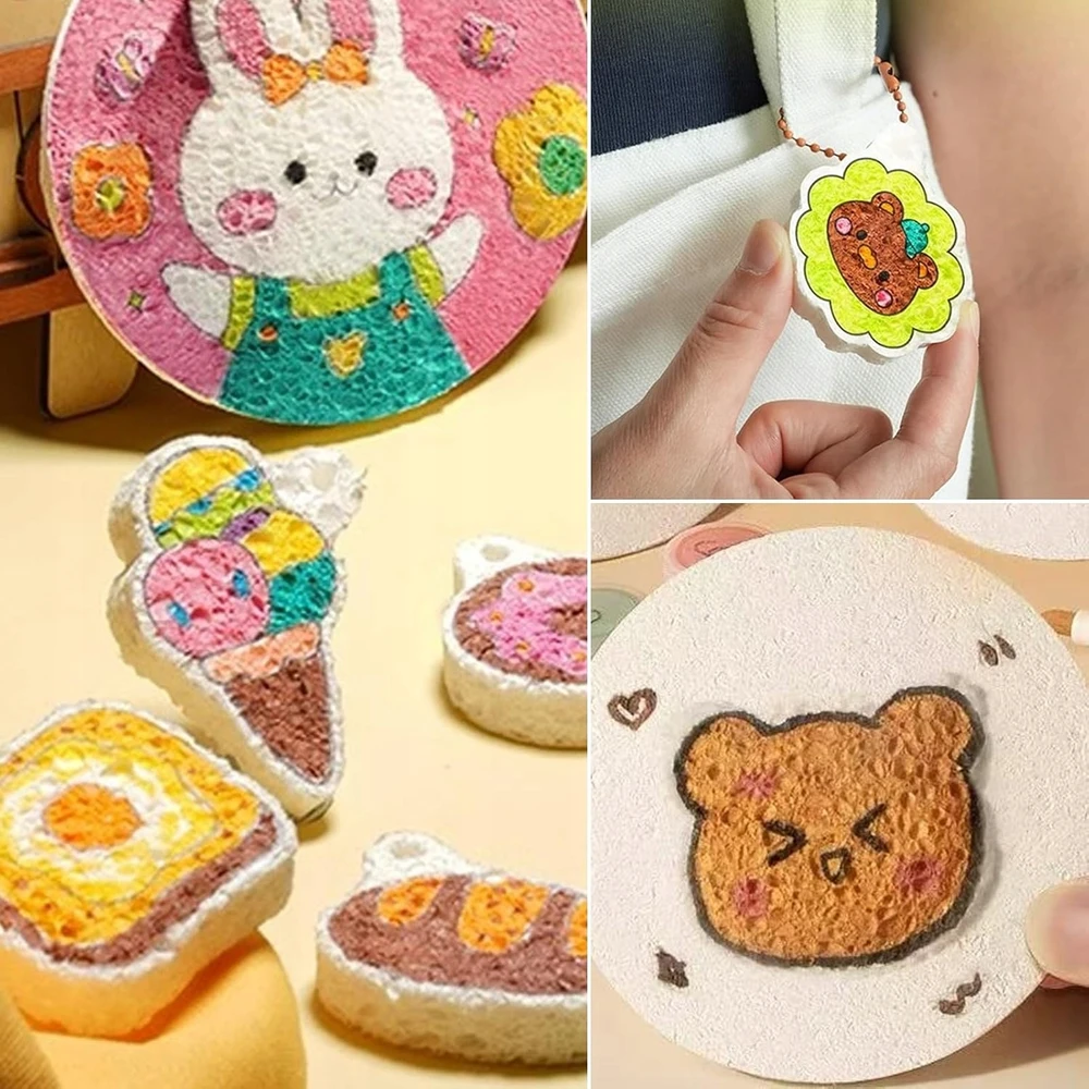 KŪRYBINGAS „Pasidaryk pats“ 3D MAGIC FLUFFY DAŽYMO RINKINYS SU KEMPINĖLIU