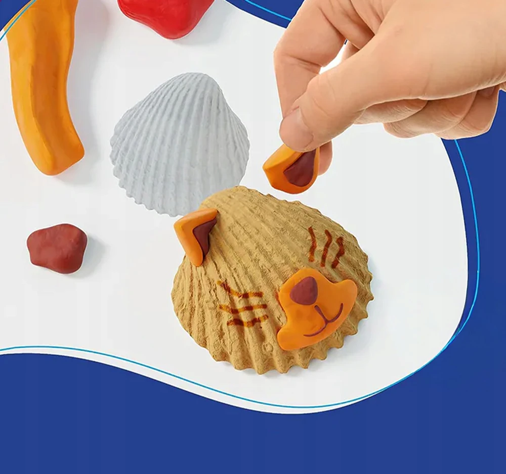 KŪRYBINGAS „Pasidaryk pats“ SHELL DAŽYMO RINKINYS, „SHELL Crafts“ DOVANA
