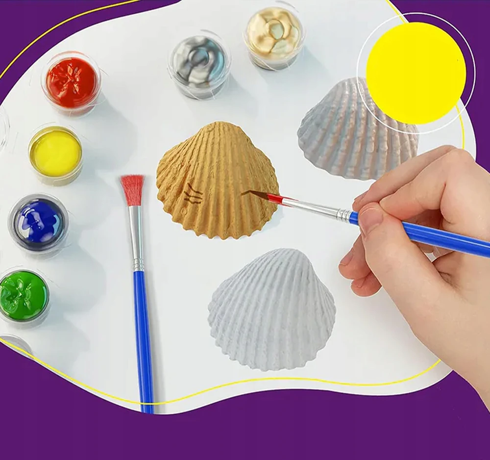 KŪRYBINGAS „Pasidaryk pats“ SHELL DAŽYMO RINKINYS, „SHELL Crafts“ DOVANA
