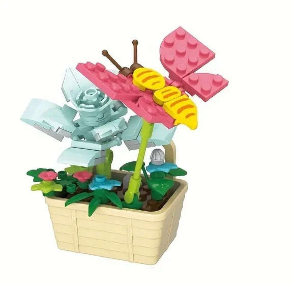 KŪRYBINGI MINI KALULĖLIAI VAIKAMS GĖLĖS GĖLĖS 3D 92 vnt 1039A-2
