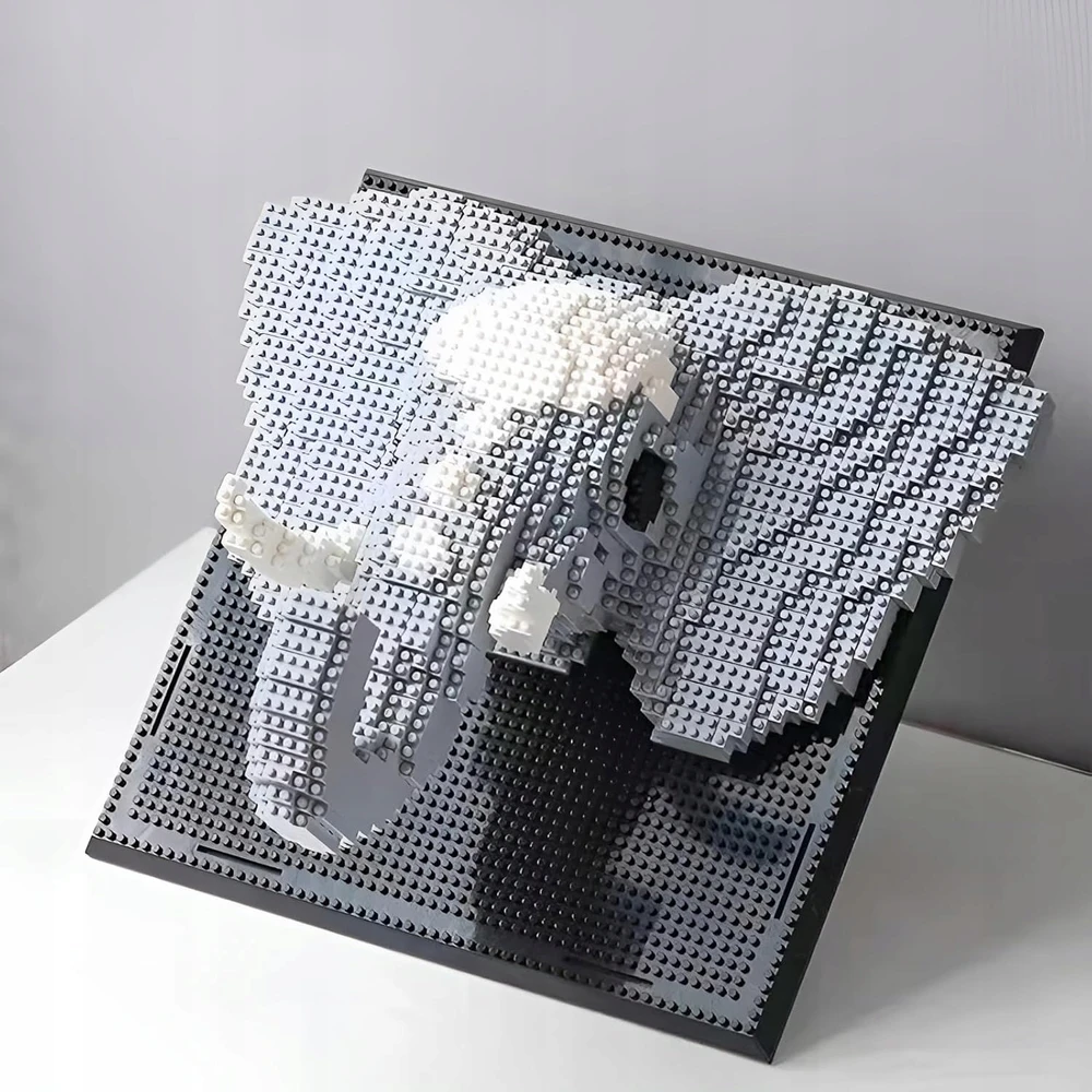 Kūrybingi statybiniai blokai, tapetinis dramblys, 3D statybinis žaislas vaikams