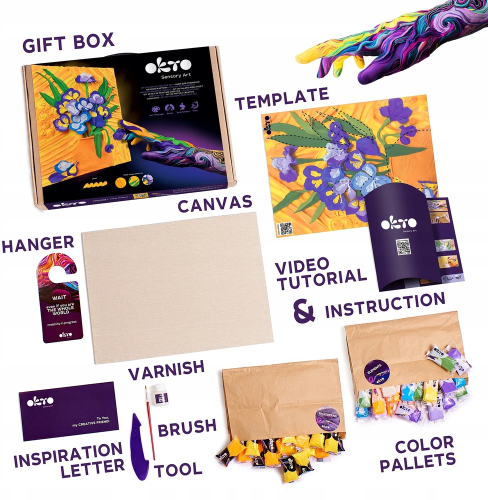Plastilinas Okto Irises ETC10007