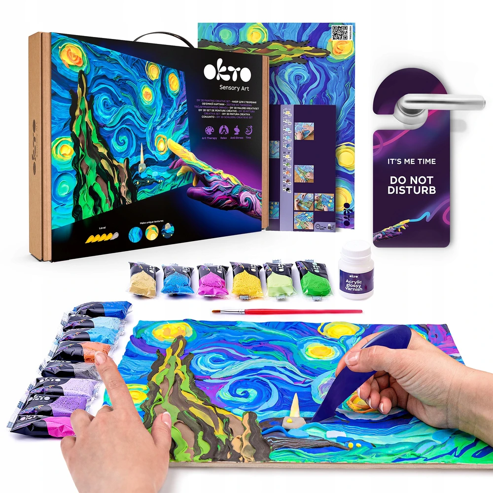 Plastilinas Okto Starry Night ETC10005