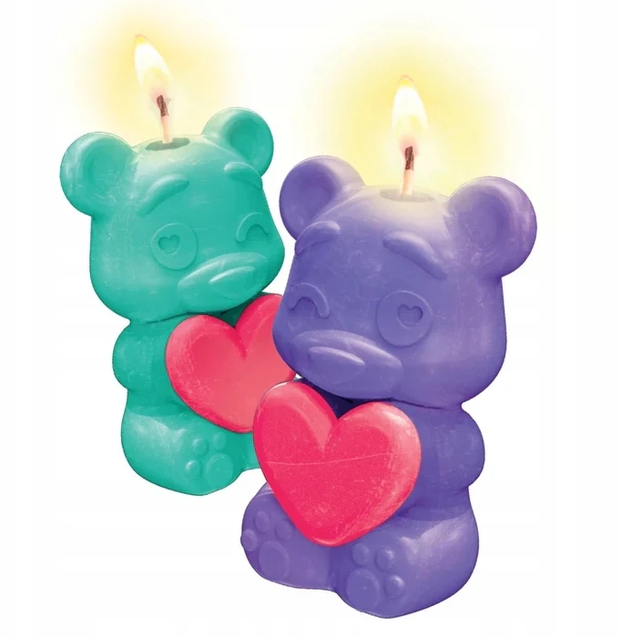 KŪRYBINIS MINI ŽVAKIŲ GAMYKLINIS RINKINYS - LOVE BEAR CLEMENTONI