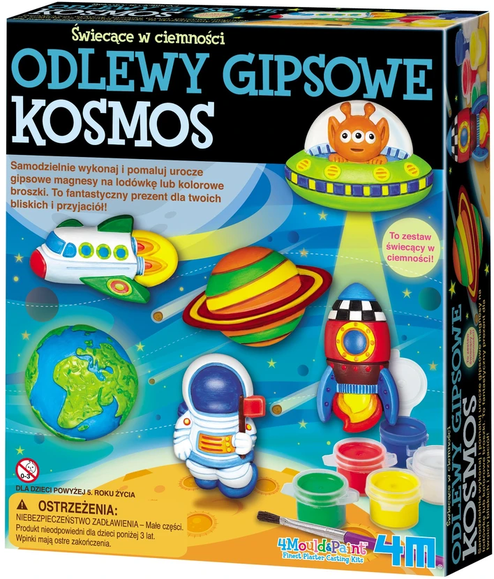 Kūrybinis rinkinys 4M Gipso liejimas Kosmosas