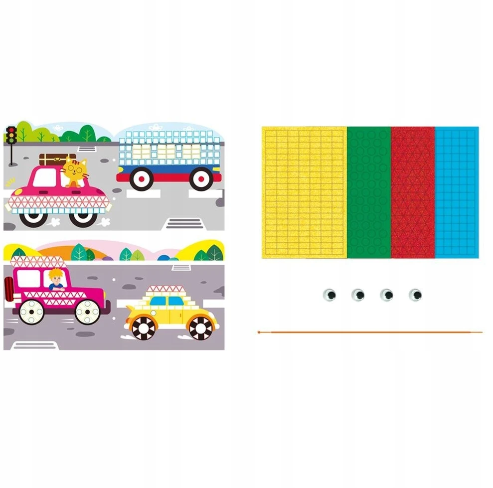 AVENIR Rinkinys „Mano pirmoji istorijų knygelė: automobiliai“