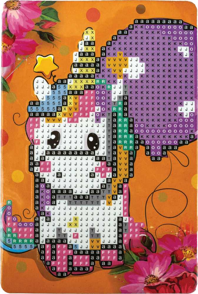 Kūrybinis rinkinys Deimantinė mozaika Unicorn Centrum 10x15cm