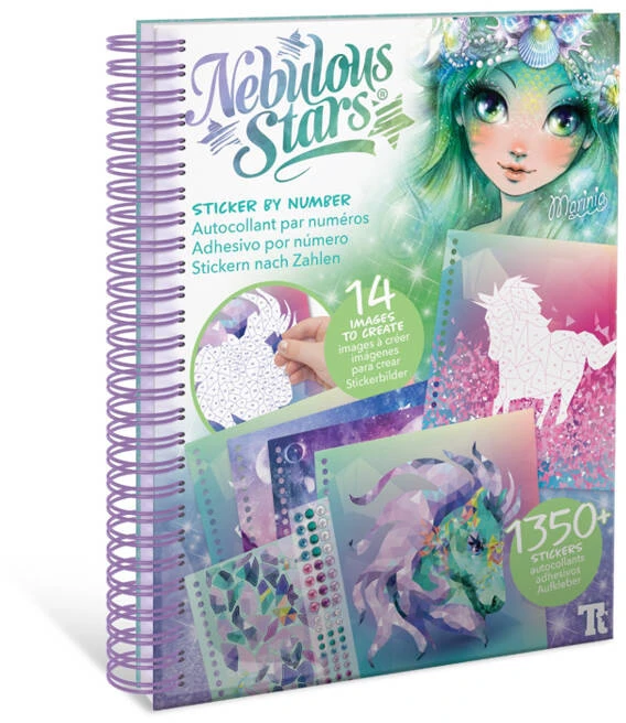 Nebulous_Sta Kūrybinė knygelė NEBULOUS STARS STICKER BY NUMBER 11129