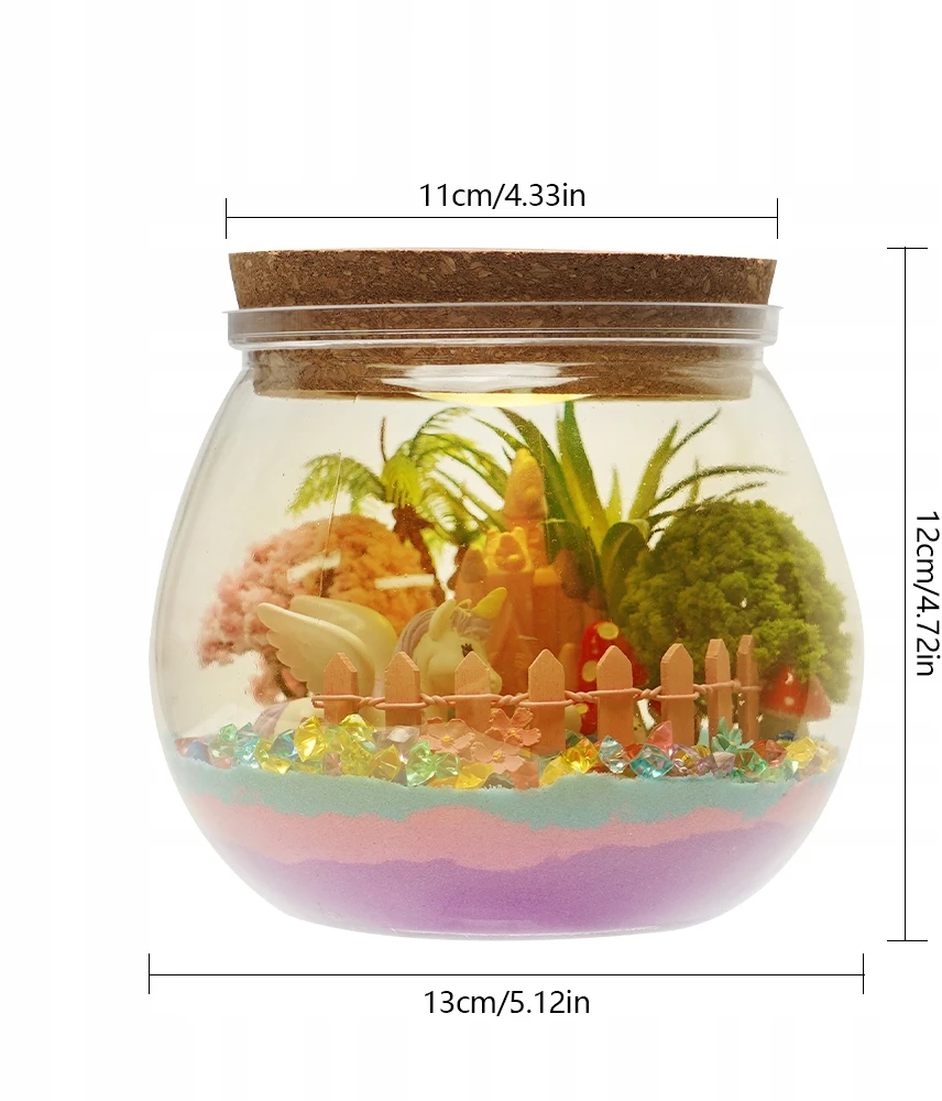 KŪRYBINIS RINKINYS MERGAITĖMS NAKTINIS LAMPAS KINETIC SAND DIY DOVANŲ