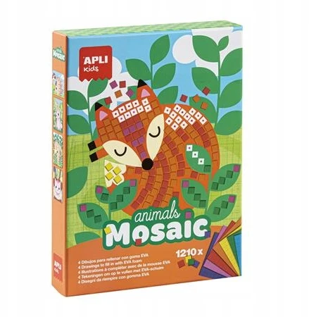 Apli Kids EVA porolono mozaika „Gyvūnai“