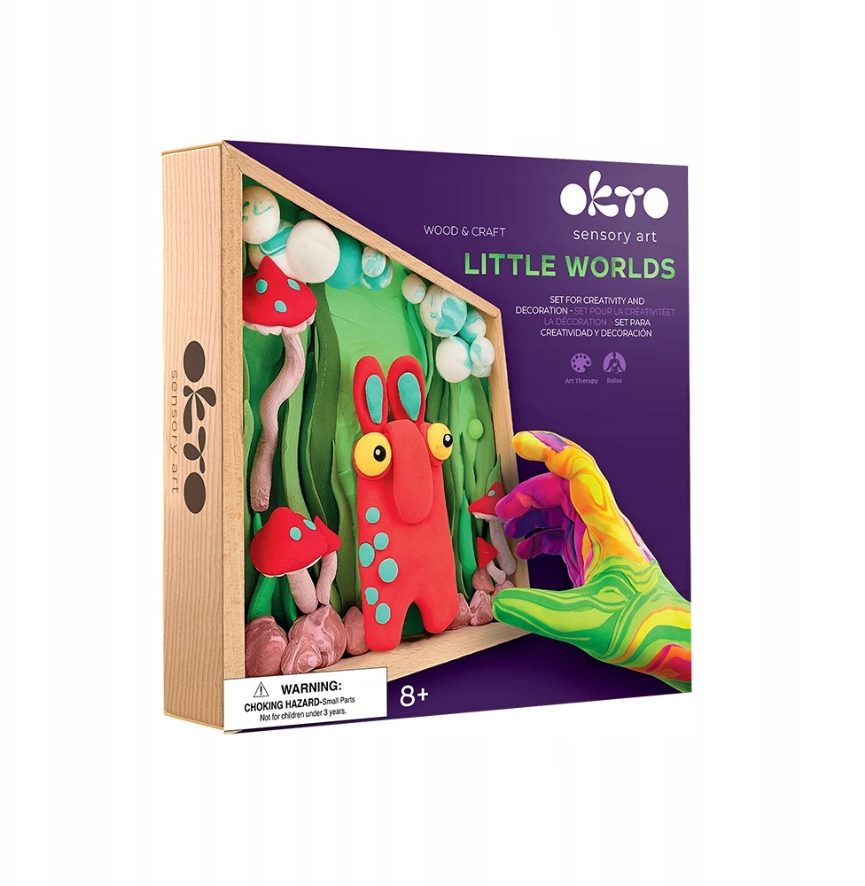 Kūrybinis rinkinys Okto Air clay Little Worlds Mama Trolė, 1 vnt.