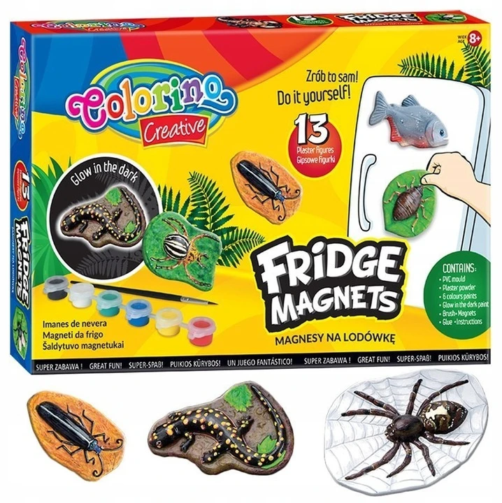 Dėlionė Kūrybinis gipsinių magnetukų rinkinys COLORINO 36865PTR