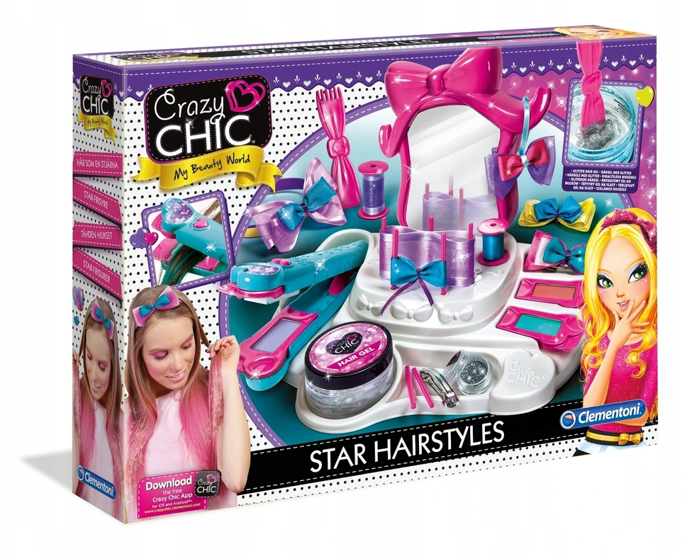 CLEMENTONI CRAZY CHIC Star Hairstyles (FI), 78420