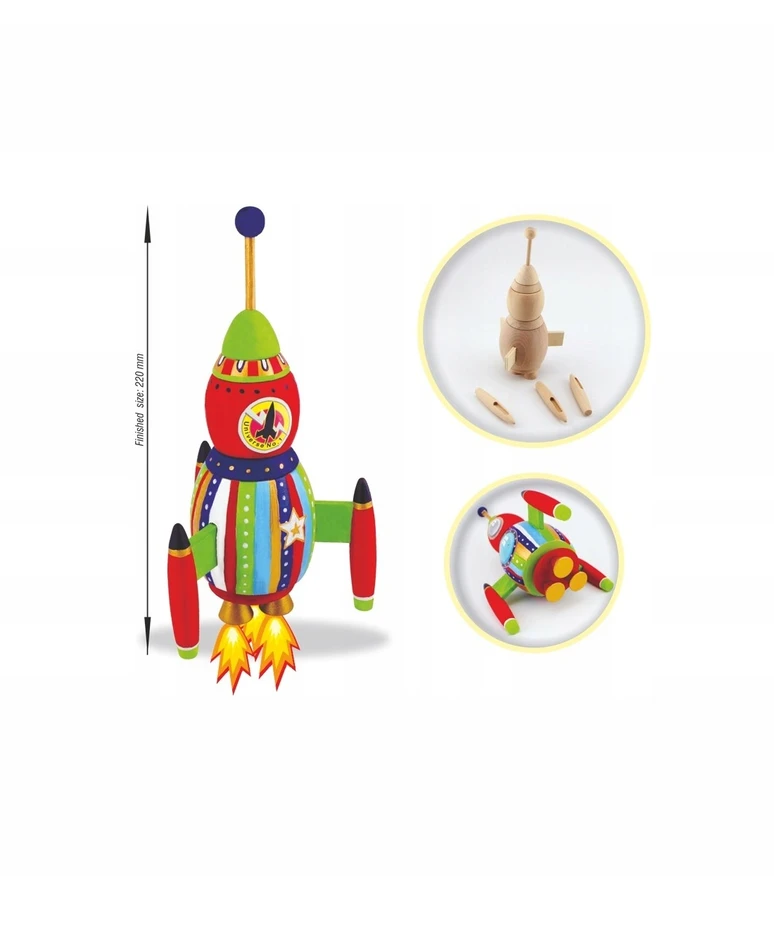 Kūrybinis rinkinys „Super raketa“, Colorino Creative
