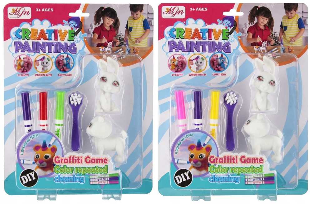 Kūrybinis rinkinys tapybai Animals mix MEGA CREATIVE 545704