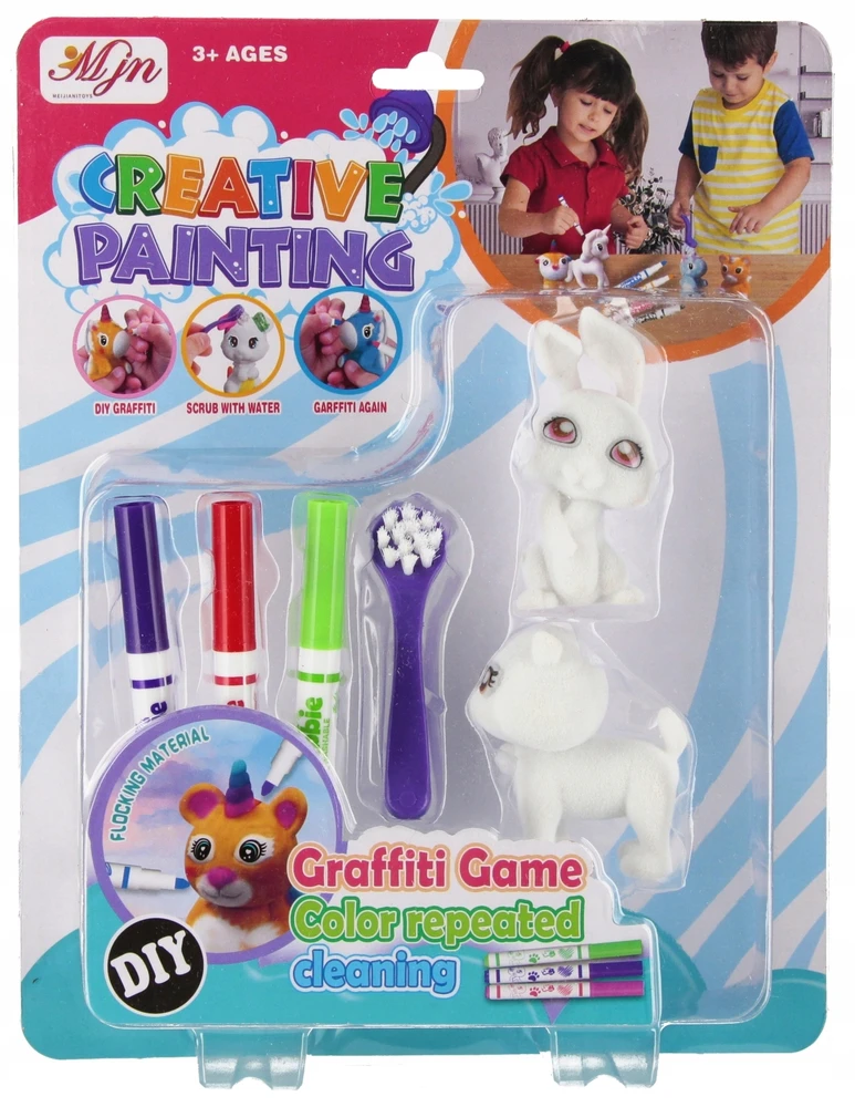 Kūrybinis rinkinys tapybai Animals mix MEGA CREATIVE 545704