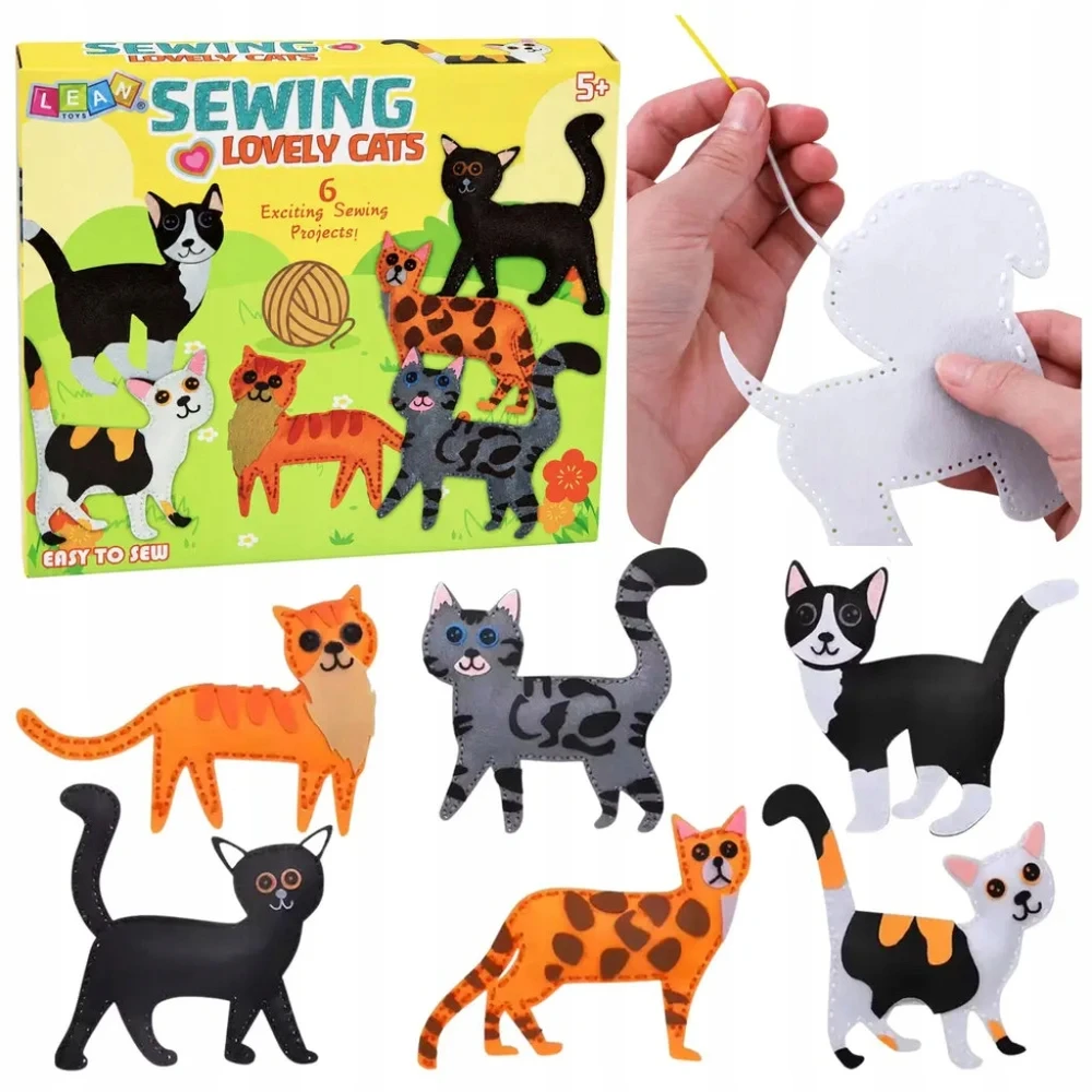 Lean Toys Siuvimo rinkinys 6 vnt.