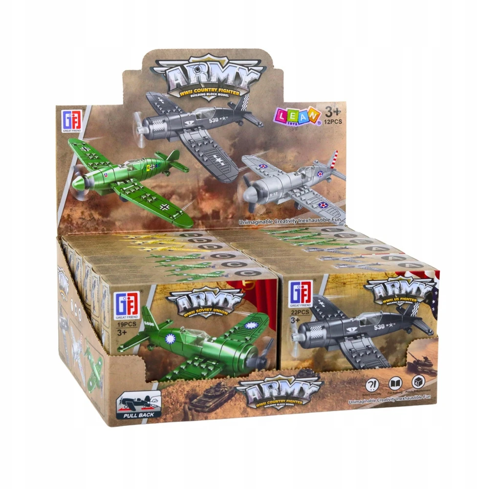 Lean Toys Reaktyvinio lėktuvo surinkimo rinkinys su mechaniniu varikliu