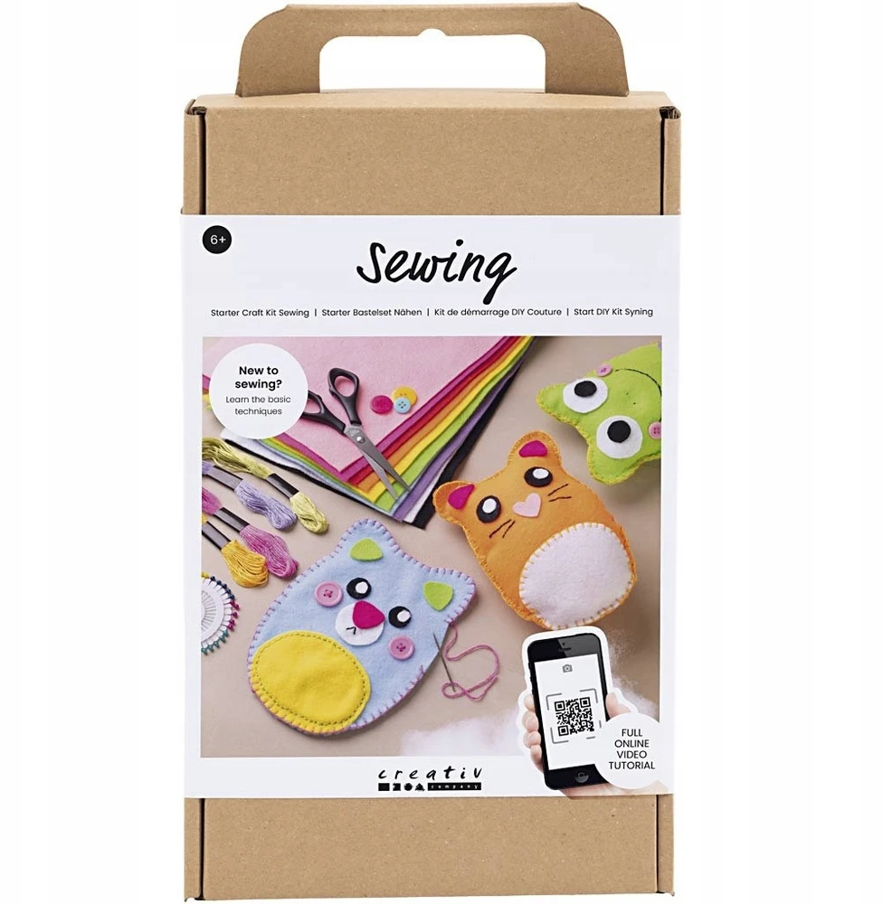 Diy Kitcreative Toys Creativ veltinio meškiukų siuvimo rinkinys vaikams 6+