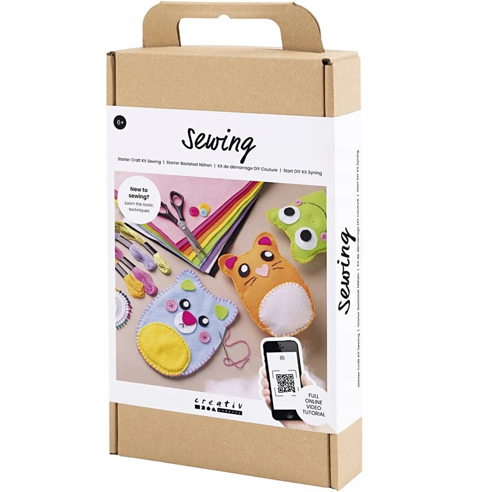 Diy Kitcreative Toys Creativ veltinio meškiukų siuvimo rinkinys vaikams 6+