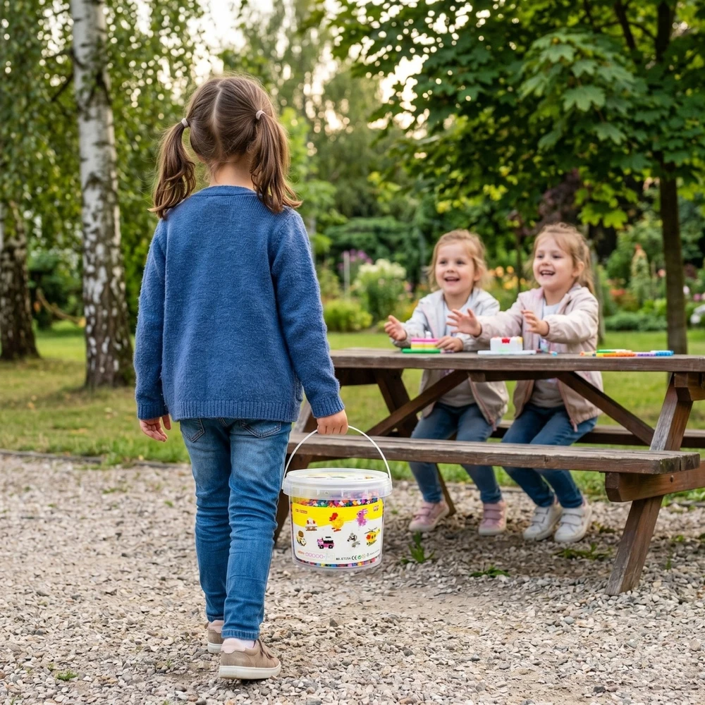 Kūrybinių karoliukų rinkinys lyginimui, Vaikų dienos dovanų rinkinys