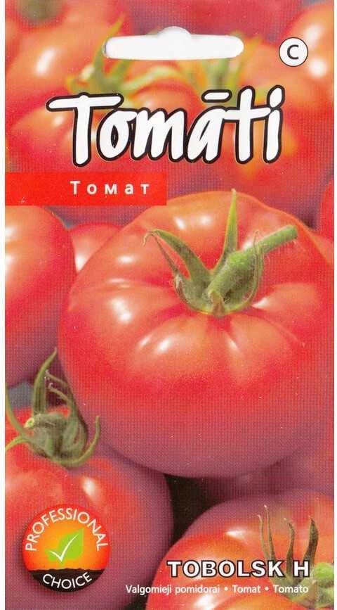 Kurzemes Seklas Pomidorų sėklos Tobolsk H 7 sėklos raudoni
