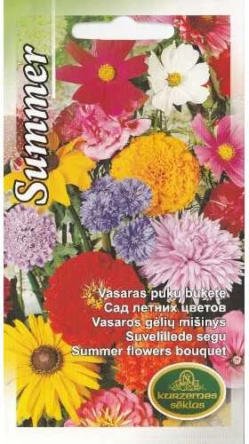 Kurzemes Seklas Vasarinių gėlių sėklos 2g mišinys