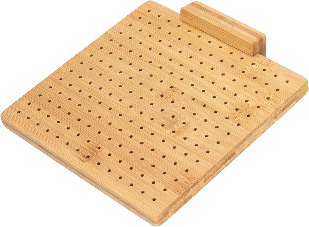 Kvadratinis MEDIENOS Įtempiklis DIDELIS 20X20X15CM NĖRIMO LENTŲ RINKINYS