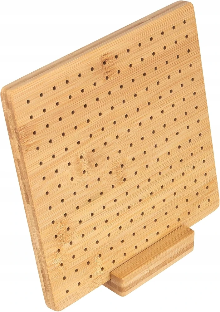 Kvadratinis MEDIENOS Įtempiklis DIDELIS 20X20X15CM NĖRIMO LENTŲ RINKINYS