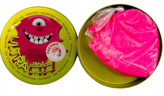Kvapusis metalizuotas rožinis plastilinas - Epee