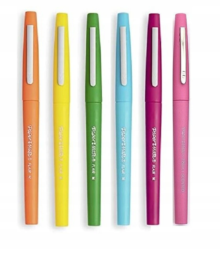 Kvepiančių tušinukų rinkinys piešimui PaperMate Flair Scented 6 (0,7mm) - 2138466