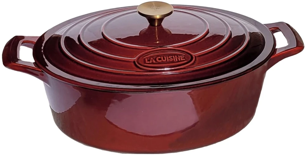 La Cuisine Ovalus ketaus puodas, 29 cm