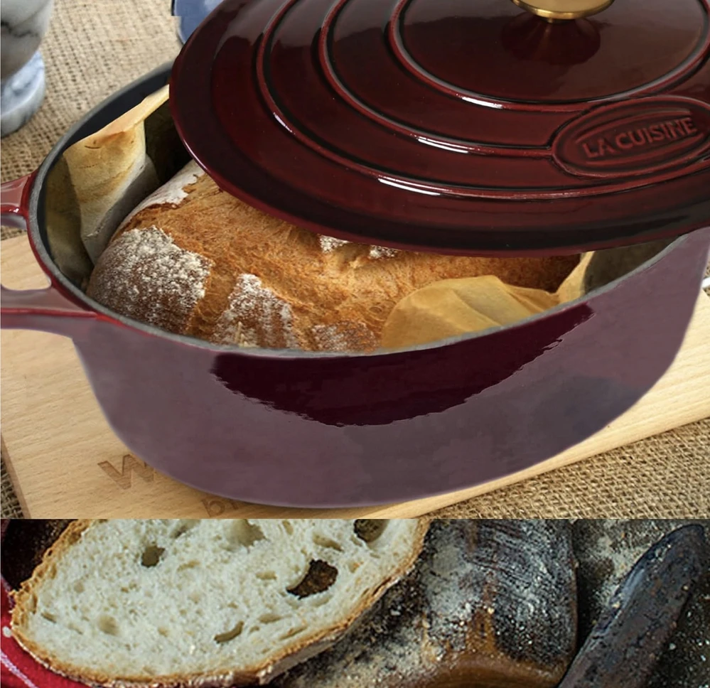 La Cuisine Ovalus ketaus puodas, 29 cm