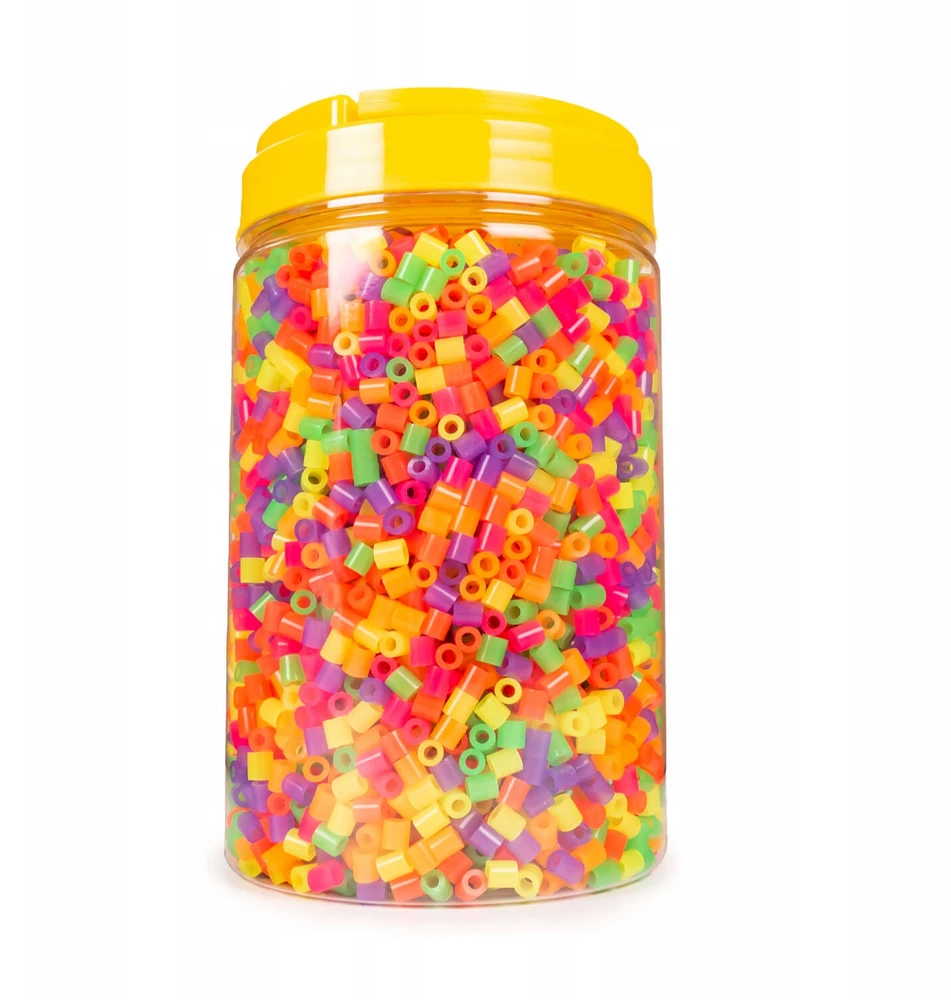 La Manuli Lyginimo karoliukai 5000vnt NEON Midi dydis 5mm Stiklainis