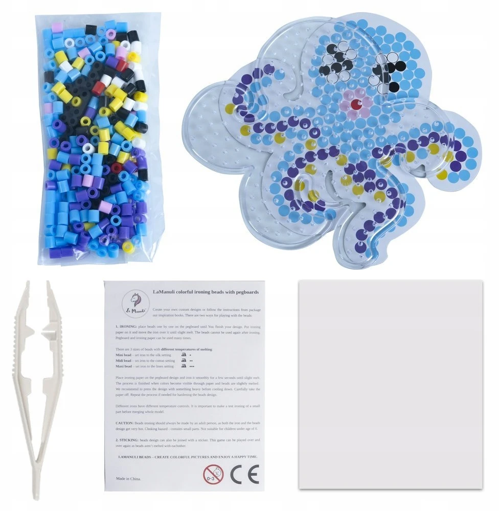 La Manuli Lyginimo karoliukai ŠABLONAS Aštuonkojis PATTERN