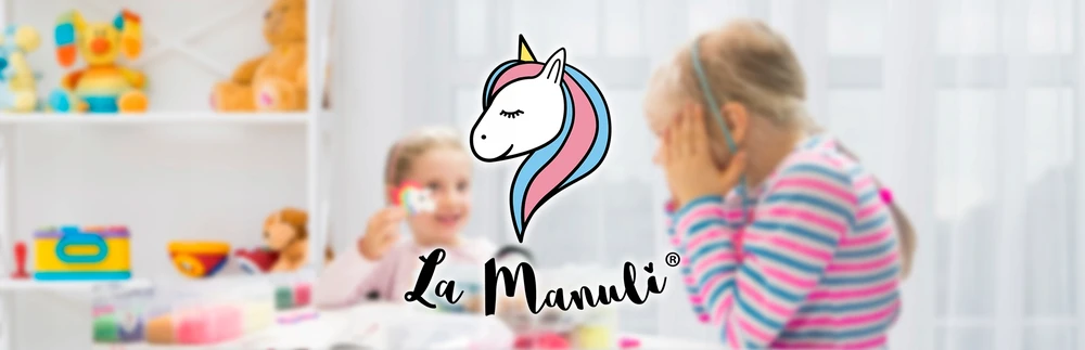 La Manuli vandens karoliukai 1800 vienetų 12 spalvų DEIMANTAI purškimui