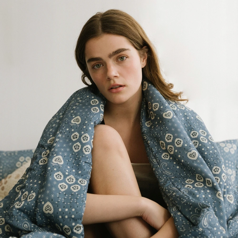 La Millou Kołdra Bamboo BANDANA DENIM L