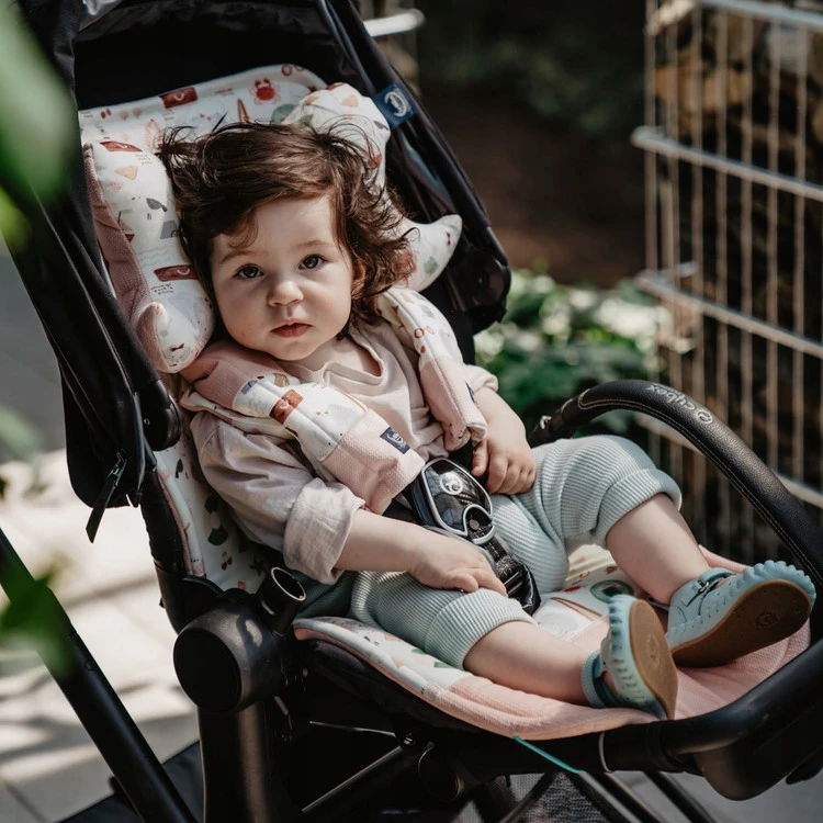 La Millou Velvet BEBE MIGNON VANILLA vežimėlio diržų apsaugos