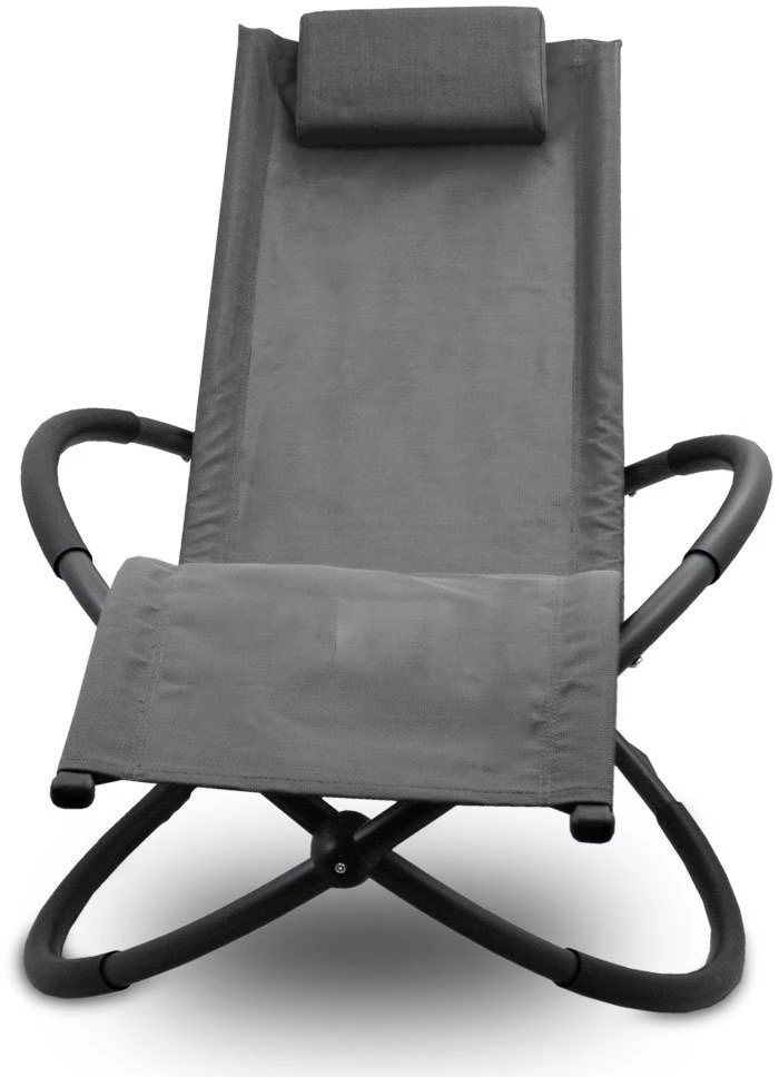 Lacestone sodo supamoji kėdė patio rocker antracito spalvos ant slidžių