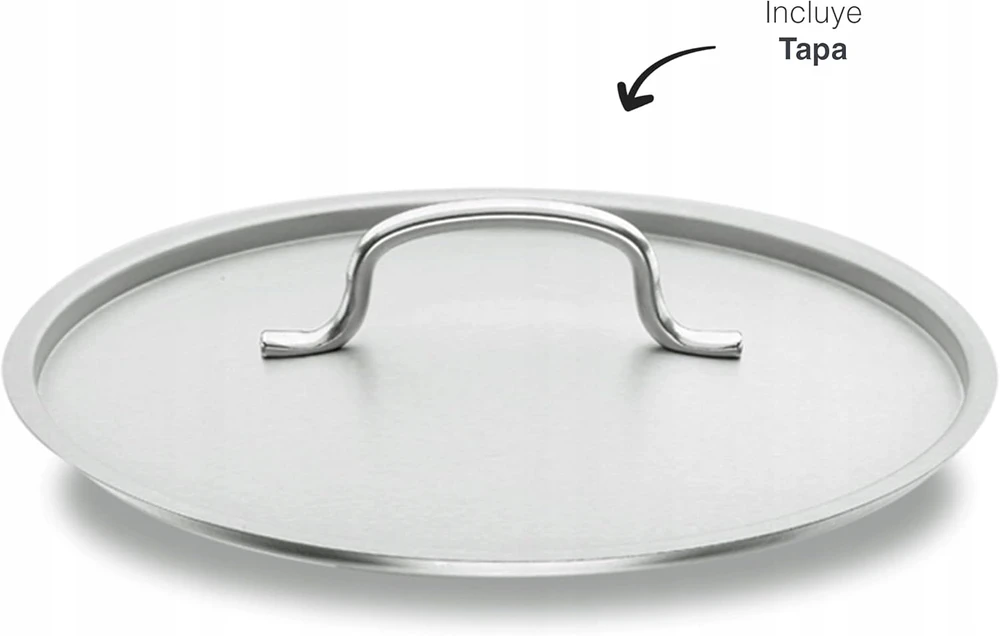 Lacor Marmitas traiteur Inox pro D: 28 cm + dangtelis - inox